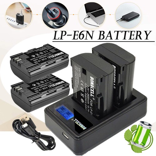 Batteria lcd doppio - lp-e6,
