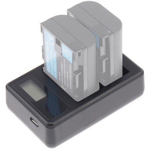 Caricabatteria doppio usb lcd - caricabatteria,