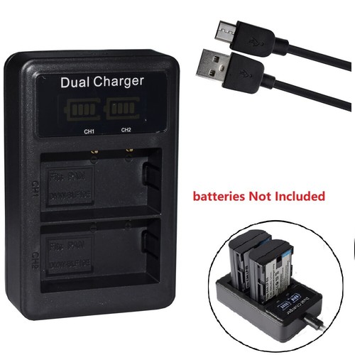 Caricabatteria usb lcd e6 - caricabatteria,